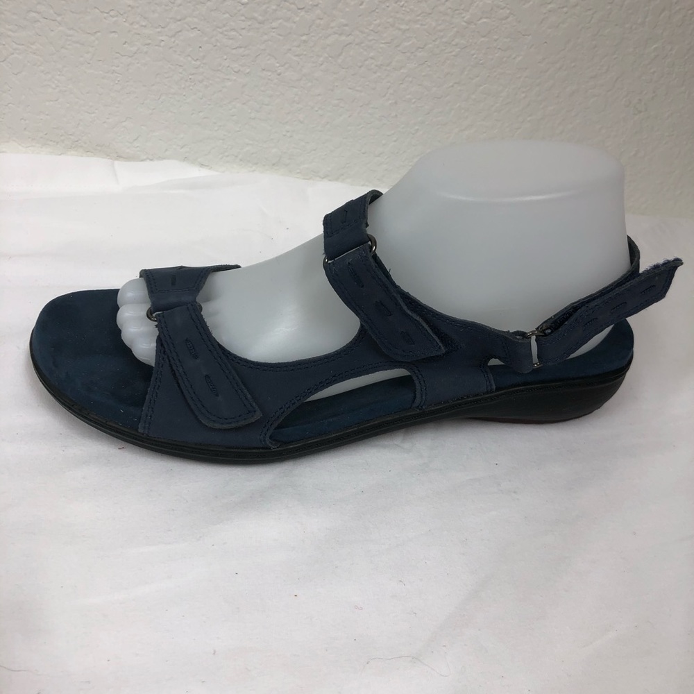 Trotters Womens Sandals Shoes  Blue 10 W US